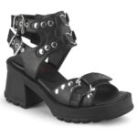 Bratty-07 Couro Vegano Preto Demonia Portugal - Image 2