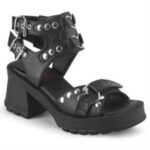 Bratty-07 Couro Vegano Preto Demonia Portugal - Image 6