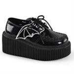 Creeper-205 Black Glitter Vinil Demonia Portugal - Image 6