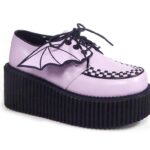 Creeper-205 Demonia Portugal Lavanda Couro Vegano