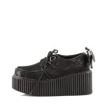 Creeper-212 Demonia Portugal Preto Vegan Couro-renda - Image 4