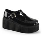 Creeper-214 Black Patente Demonia Portugal