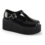 Creeper-214 Black Patente Demonia Portugal - Image 6