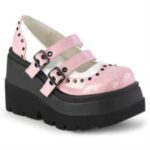 Demonia Portugal Baby Pink-white Patente Shaker-27 - Image 6