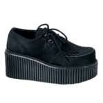 Demonia Portugal Black Fur Creeper-202