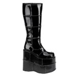Demonia Portugal Black Patente Stack-301 - Image 2