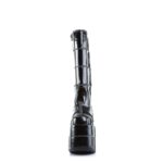 Demonia Portugal Black Patente Stack-301 - Image 3