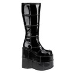 Demonia Portugal Black Patente Stack-301 - Image 6