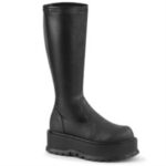 Demonia Portugal Black Stretch Couro Vegano Slacker-200 - Image 6