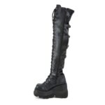 Demonia Portugal Black Vegan Couro-stretch Shaker-350 - Image 4