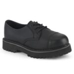 Demonia Portugal Black Vegan Leather Riot-03 - Image 6