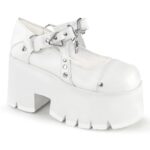 Demonia Portugal Branco Couro Vegano Cinzas-33