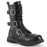 Demonia Portugal Couro Preto Riot-12bk - Image 6