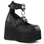 Demonia Portugal Couro Vegano Preto Kera-12