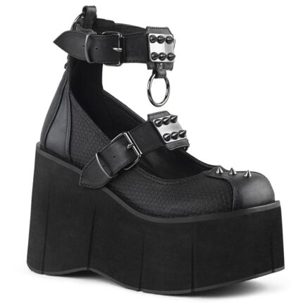 Demonia Portugal Couro Vegano Preto Kera-12