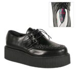 Demonia Portugal Couro Vegano Preto V-creeper-502 - Image 2