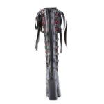 Demonia Portugal Couro Vegano Preto-vermelho Crypto-106 - Image 5