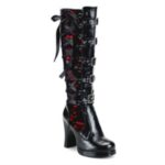 Demonia Portugal Couro Vegano Preto-vermelho Crypto-106 - Image 6