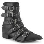 Demonia Portugal Couro Vegano Preto Warlock-70 - Image 2