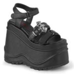 Demonia Portugal Couro Vegano Preto Wave-13 - Image 6
