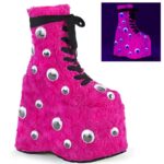 Demonia Portugal Hot Pink Fur Slay-206