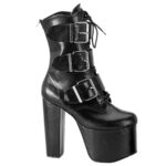 Demonia Portugal Preto Couro Vegan Torment-703