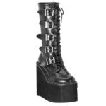 Demonia Portugal Preto Couro Vegano Swing-220