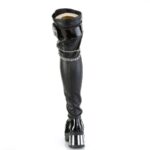 Demonia Portugal Preto Stretch Couro Vegan Brotinho-304 - Image 5