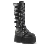 Demonia Portugal Preto Vegan Couro Damned-318