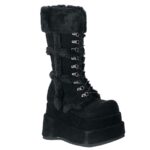 Demonia Portugal Preto Vegan Suede Bear-202