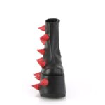 Demonia Portugal Preto-vermelho Vegan Couro Slay-77 - Image 3