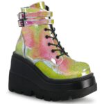 Demonia Portugal Rosa Shifting Glitter Vegan Leather Shaker-52 - Image 2