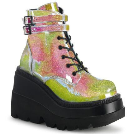 Demonia Portugal Rosa Shifting Glitter Vegan Leather Shaker-52