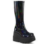 Demonia Portugal Stretch Black Patente Holo Shaker-65