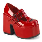 Demonia Portugal Vermelho Patente Camelo-55