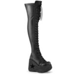 Dynamite-300-1 Black Str Couro Vegan Demonia Portugal - Image 6