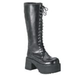 Ranger-302 Couro Vegano Preto Demonia Portugal - Image 2