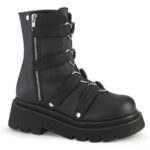 Renegade-50 Preto Vegan Couro-nylon Demonia Portugal - Image 2