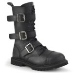 Riot-12bk Couro Vegano Preto Demonia Portugal