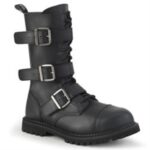 Riot-12bk Couro Vegano Preto Demonia Portugal - Image 6