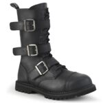 Riot-12bk Couro Vegano Preto Demonia Portugal - Image 7