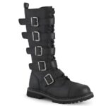 Riot-18bk Demonia Portugal Preto Couro Vegano