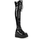 Shaker-374 Demonia Portugal Black Stretch Patente - Image 6
