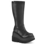 Shaker-65wc Couro Vegan Stretch Preto Demonia Portugal - Image 6