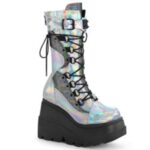 Shaker-70 Prata Holo Couro Vegan Demonia Portugal - Image 6