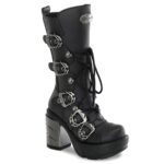 Sinistro-203 Couro Vegano Preto Demonia Portugal