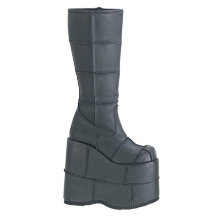 Stack-301 Demonia Portugal Preto Couro Vegano