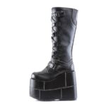 Stack-308 Couro Vegano Preto Demonia Portugal - Image 4