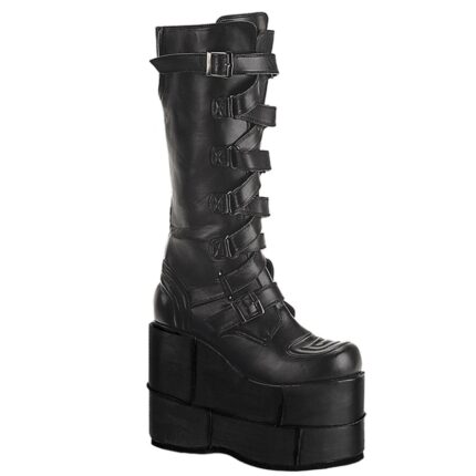 Stack-308 Couro Vegano Preto Demonia Portugal