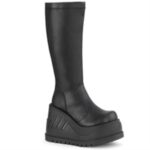 Stomp-200 Couro Vegan Stretch Preto Demonia Portugal - Image 6